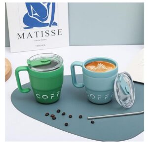 Taza térmica de acero inoxidable 480ml con tapa antideslizante - Mantiene bebidas calientes o frías por horas sin derrames
