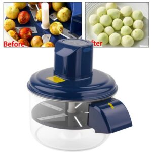 Pelador eléctrico de frutas y verduras inalámbrico - Limpia cáscaras uniformemente en segundos sin esfuerzo